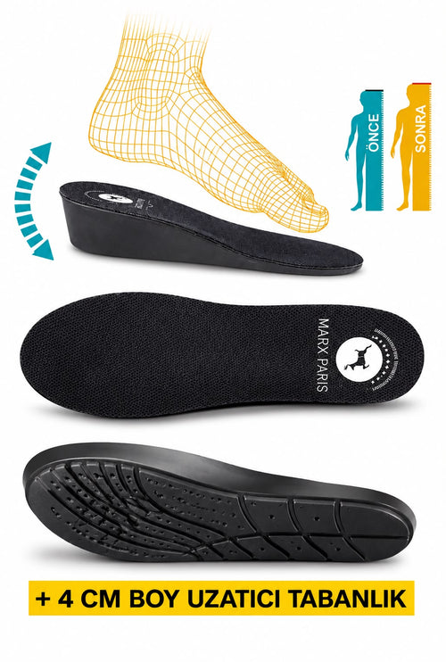 Ortopedik 4 cm Boy Uzatan Tabanlık.